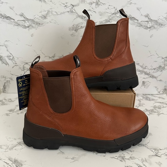 Polo Ralph Lauren Oslo Chelsea Chukka Ranger Leather Boots Brown Men’s Size 13 - Picture 1 of 9